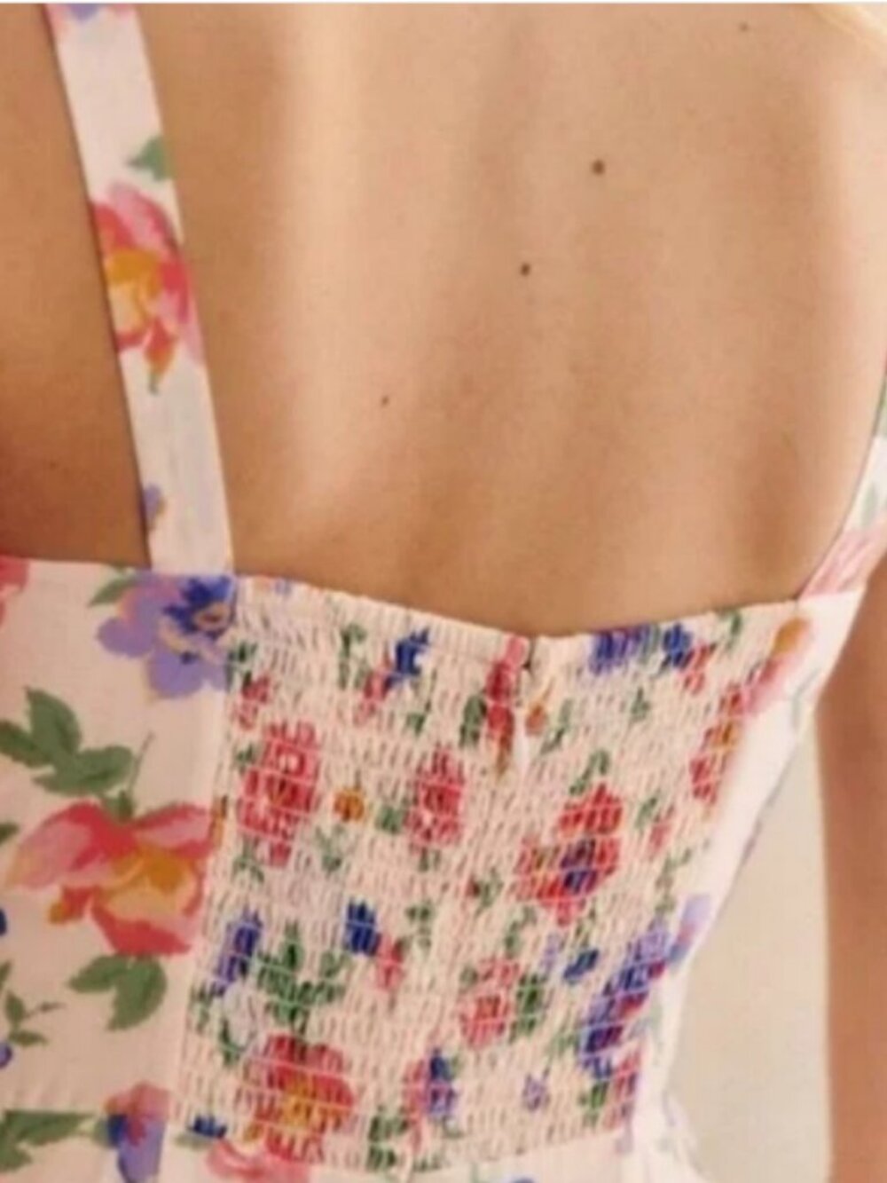 NWT Sezane Rosella Midi Silk Pink Floral Dress- Monday Print- Size FR42/US10 - Picture 2 of 10